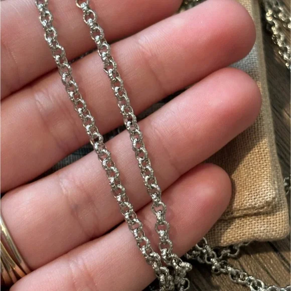 Gucci RARE Silver Padlock Lock & Key Pendant Necklace